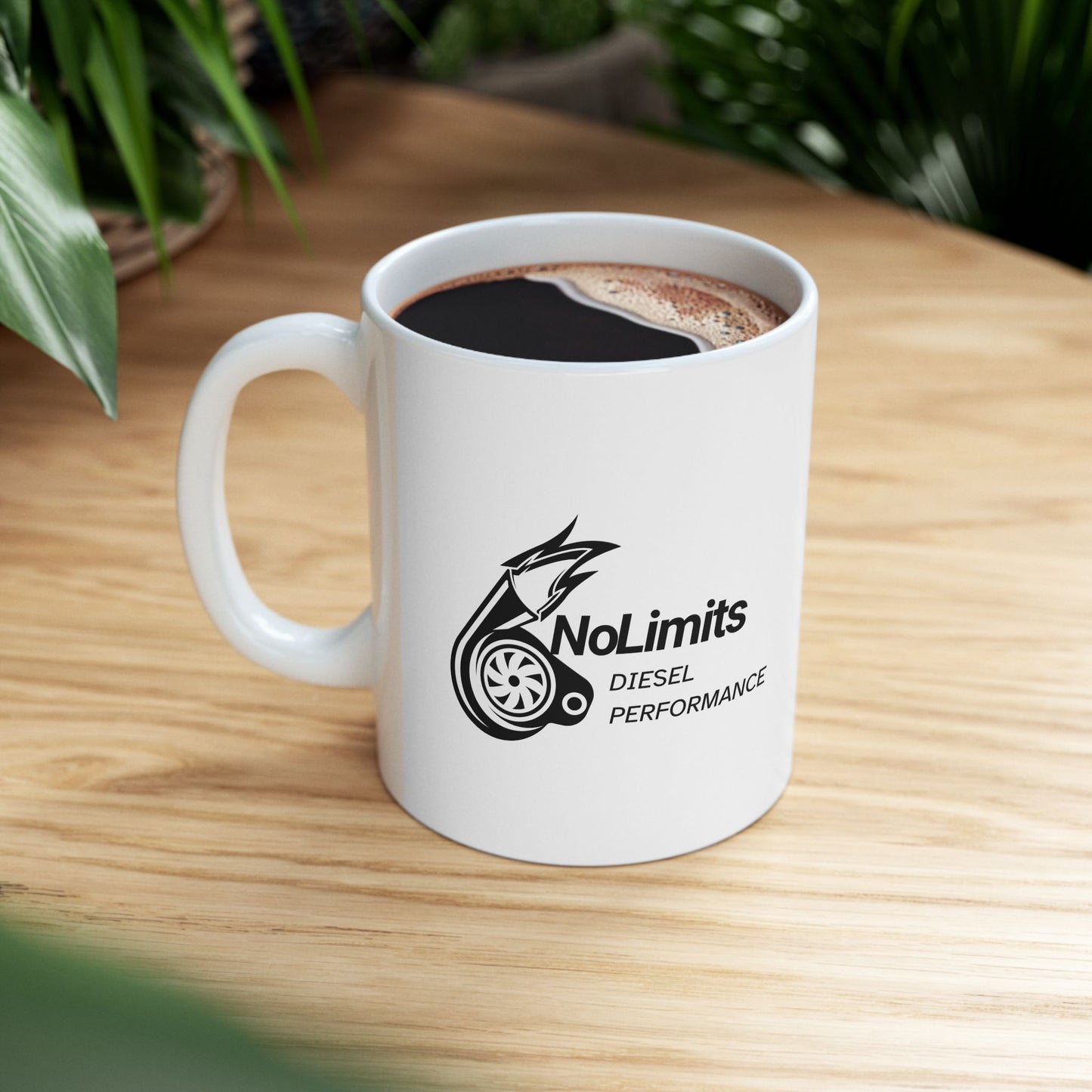 Mug - Fiery Piston Design by NoLimitsDieselPerformance