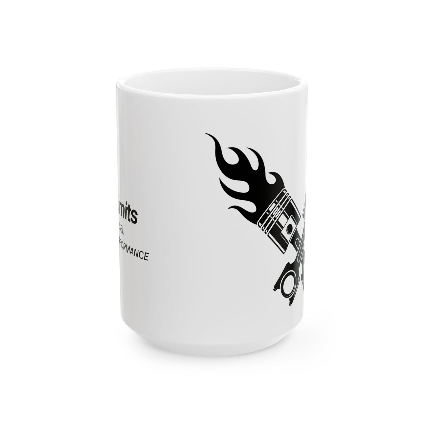 Mug - Fiery Piston Design by NoLimitsDieselPerformance